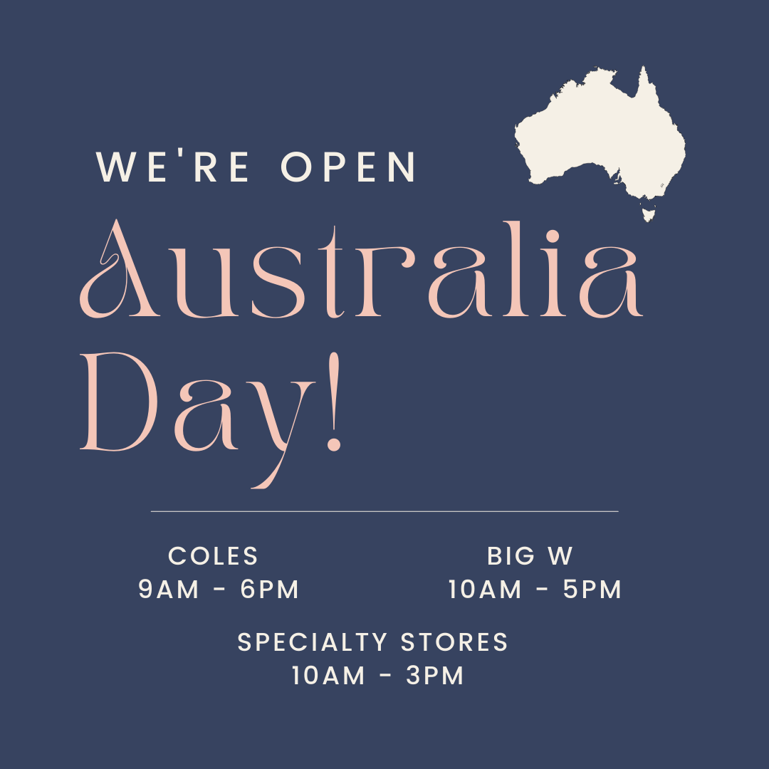 we’re open Australia Day