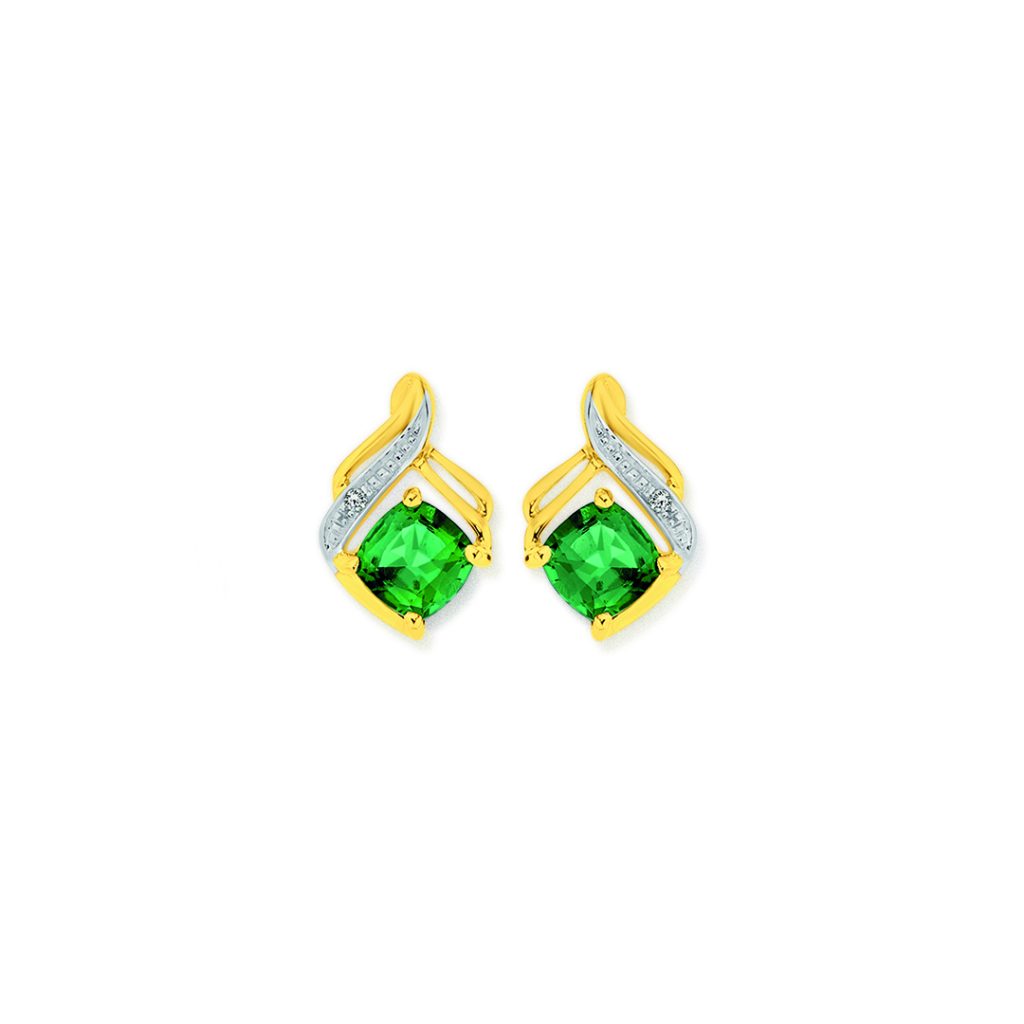 9ct Gold Cr. Emerald & Diamond Stud Earrings
was $429
NOW $229
SKU no. 7321026