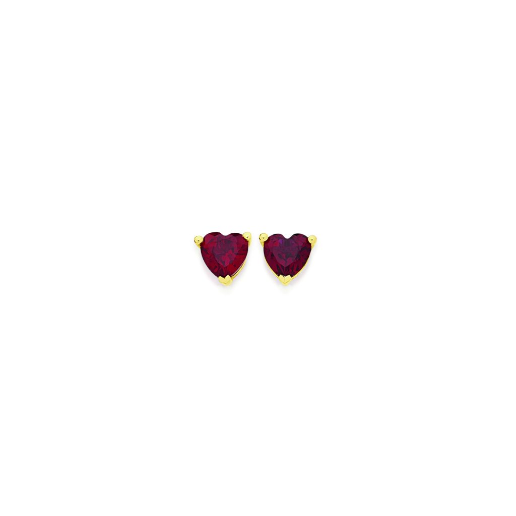 9ct Gold Cr. Ruby 5mm Heart Stud Earrings
was$169
NOW$84.50
SKU no. 7379037