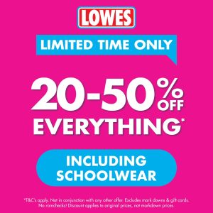 20-50% Off Everything